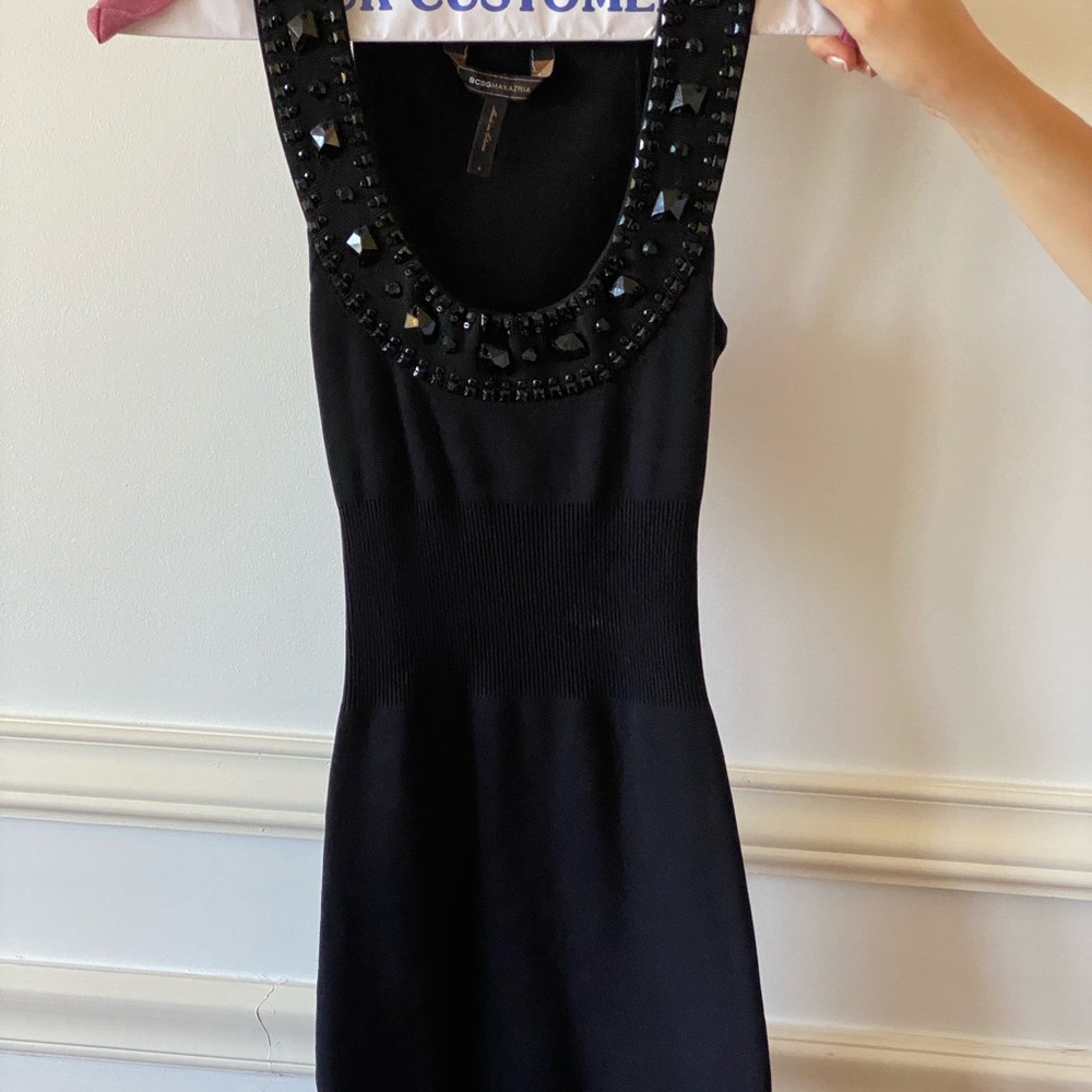 BCBG BLACK BODYCON DRESS
